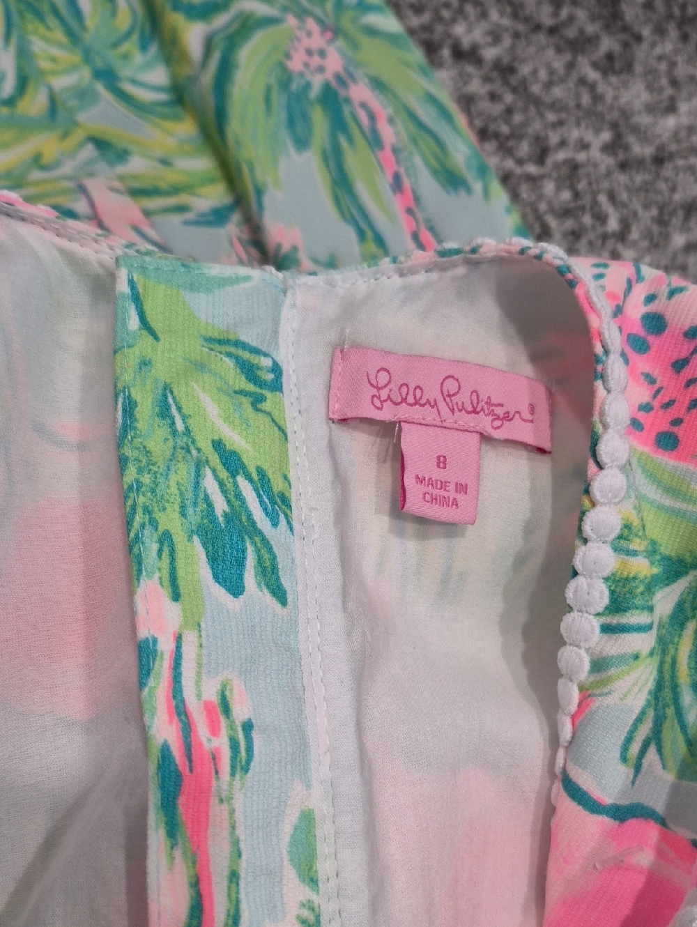 Lilly Pulitzer Mila Shift Dress Seasalt Blue on Parade Size 8 Nwot - Picture 6 of 8